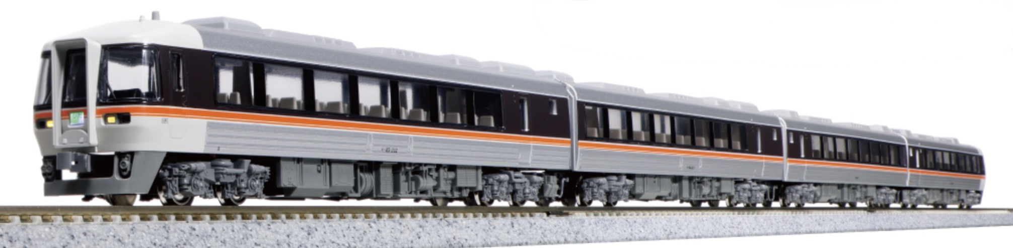 N Scale - Kato - 10-1888 - Diesel, Passenger DMU, Class KIHA85 - Japan Railways Central - 4 Car Add-On Set