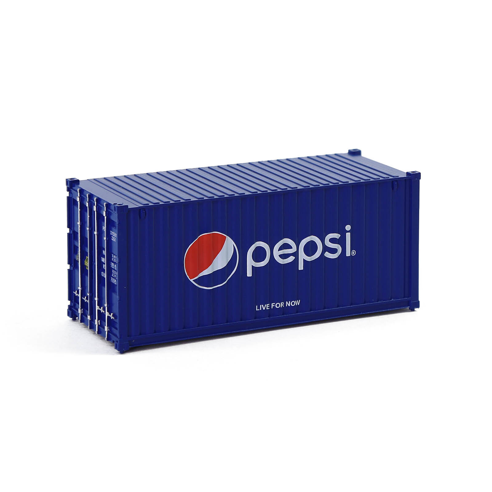N Scale - Evemodel - C15007-RR - Container, 20 Foot, Corrugated, Dry - Pepsi