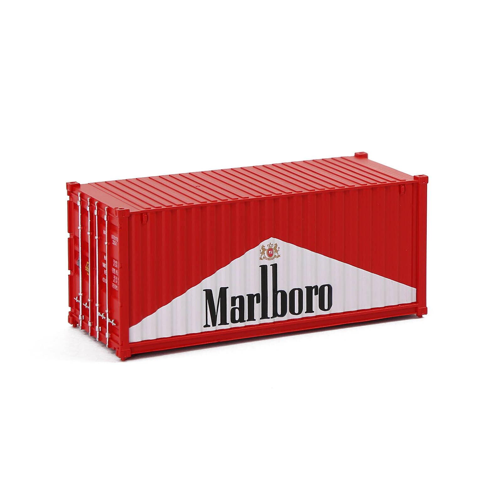 N Scale - Evemodel - C15007-SS - Container, 20 Foot, Corrugated, Dry - Marlboro