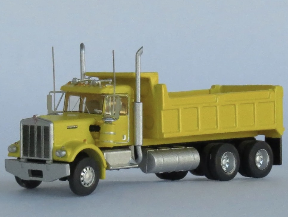 N Scale - Trainworx - 49075 - Truck, Kenworth W900 Dump - Painted/Unlettered