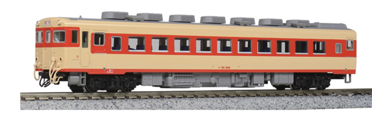 N Scale - Kato - 6114 - Passenger Train, Diesel, DMU, KIHA 58 - Japanese National Railways - 58 676