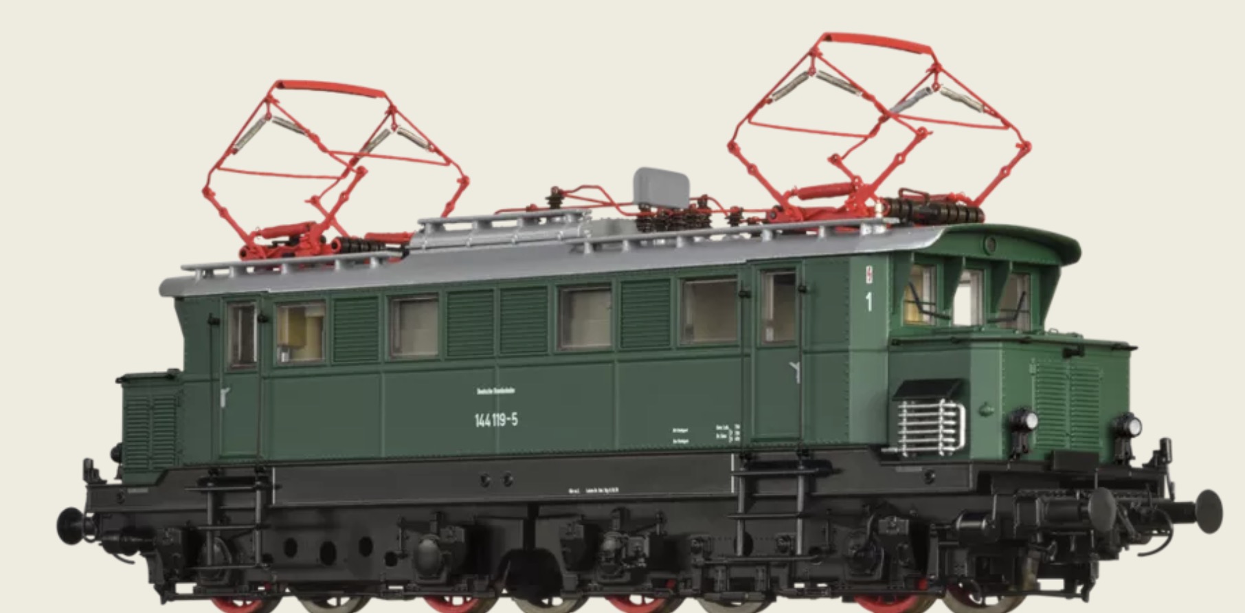 N Scale - Brawa - 63110 - Locomotive, Electric, BR 144 - Deutsche Bahn - 144 009-8