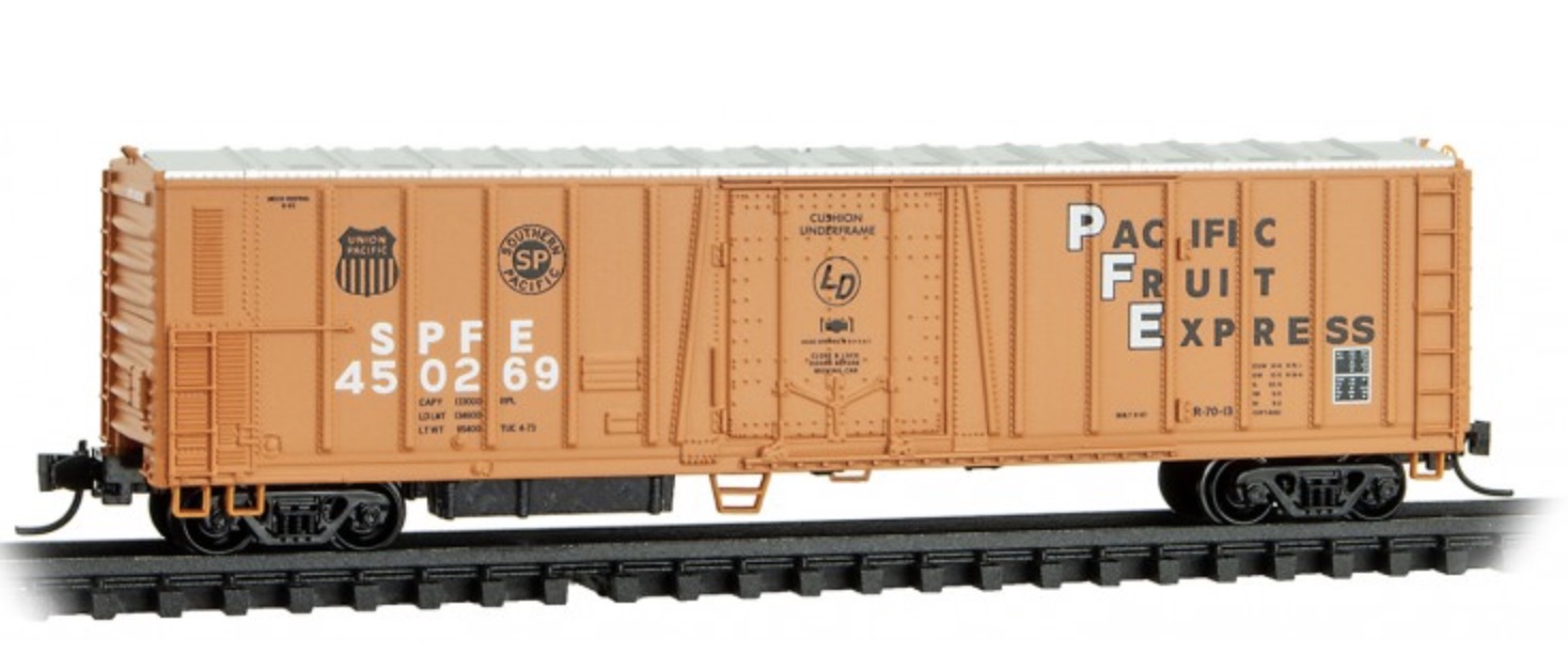 N Scale - Micro-Trains - 081 00 051 - Reefer, 50 Foot, RR-89 - Pacific Fruit Express - 450269