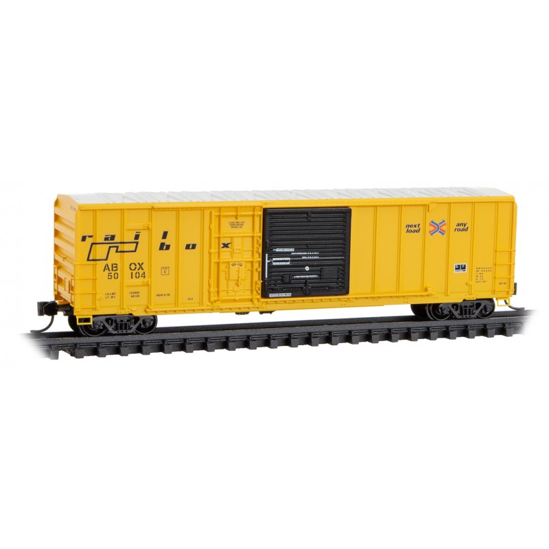 N Scale - Micro-Trains - 026 52 012 - Boxcar, 50 Foot, Steel - RailBox - 50104