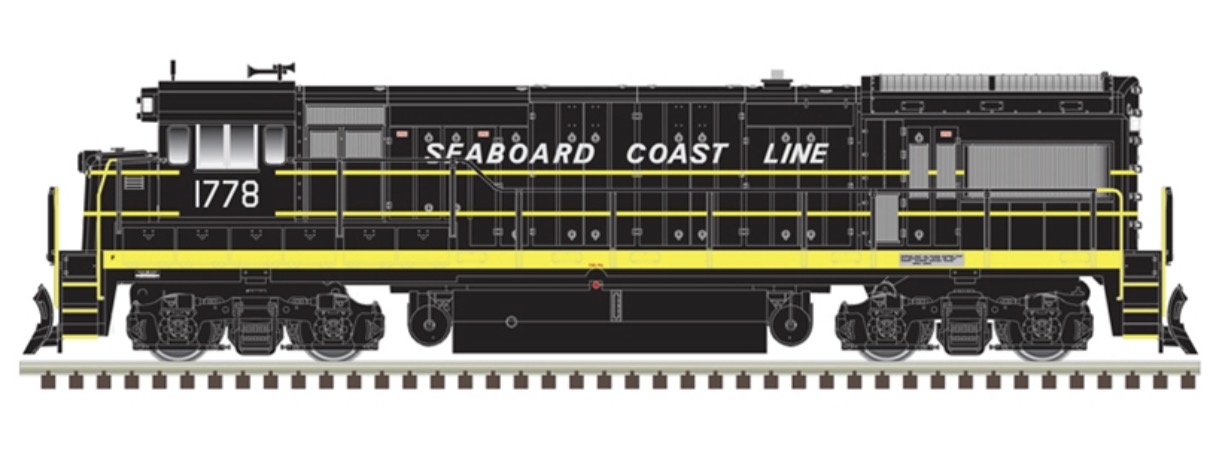 N Scale - Atlas - 40 005 952 - Locomotive, Diesel, GE U33/36B - Seaboard Coast Line - 1799