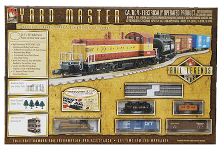 N Scale - Life-Like - 7575 - Freight Train, Diesel, North American, Transition Era - Great Northern - Yard Master SW-9 Diesel Train Set
