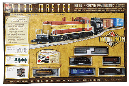 N Scale - Life-Like - 7574 - Freight Train, Diesel, North American, Transition Era - Florida East Coast - Yard Master SW-9 Diesel Train Set