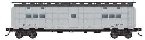 N Scale - Micro-Trains - NSE MTL 22-80 - Passenger Car, Troop Transport - Chesapeake & Ohio - X867