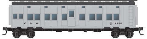 N Scale - Micro-Trains - NSE MTL 22-79 - Passenger Car, Troop Transport - Chesapeake & Ohio - X866