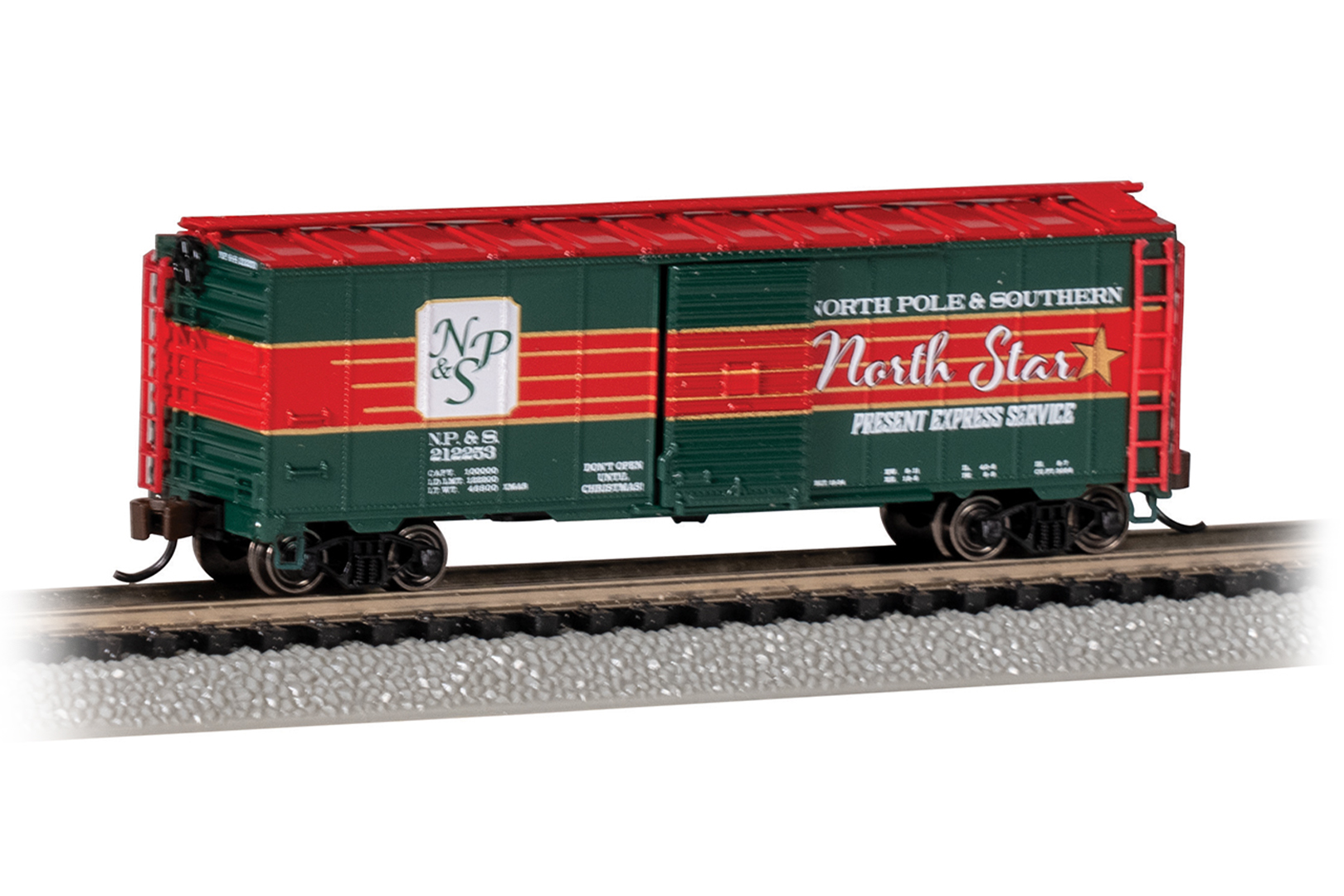 N Scale - Bachmann - 17071 - Boxcar, 40 Foot, AAR 1944 - North Po...