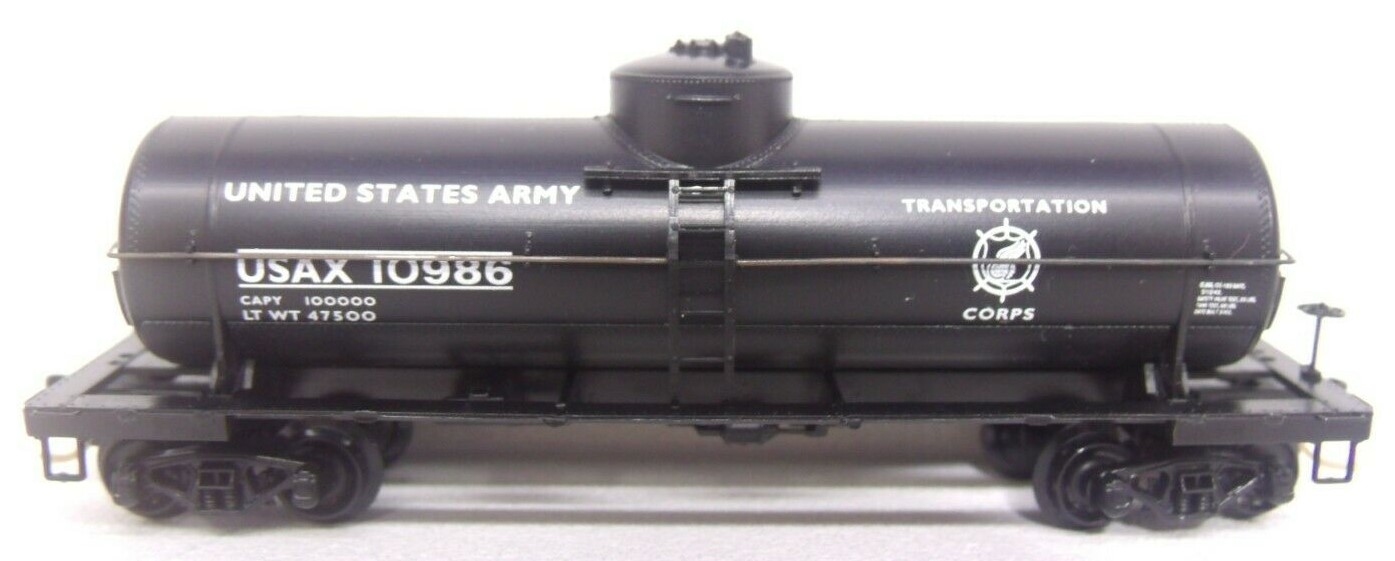 N Scale - Micro-Trains - 65370 - Tank Car, Single Dome, 39 Foot - United States Army - 10986