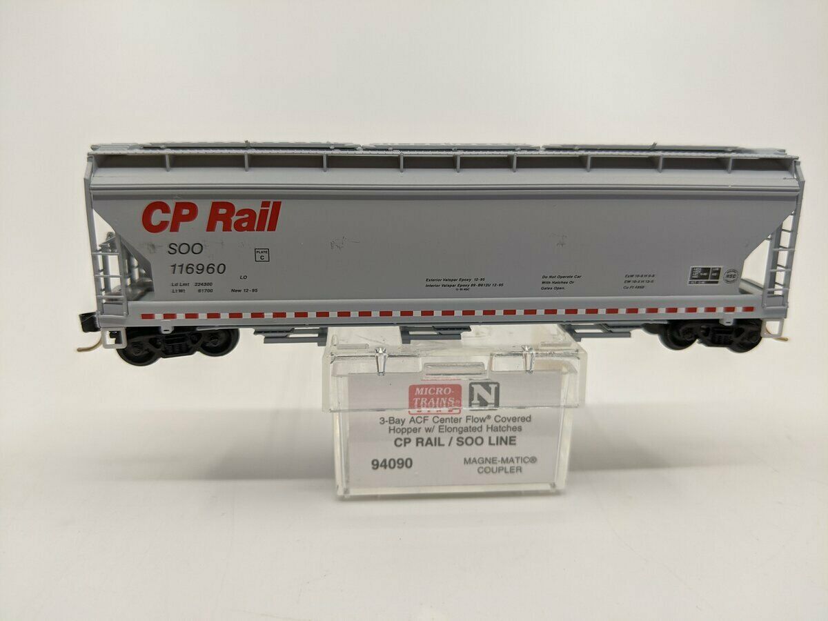 Details about   Unimate N Scale Peavey 3-Bay Covered Hopper w/ MT Couplers NO BOX 