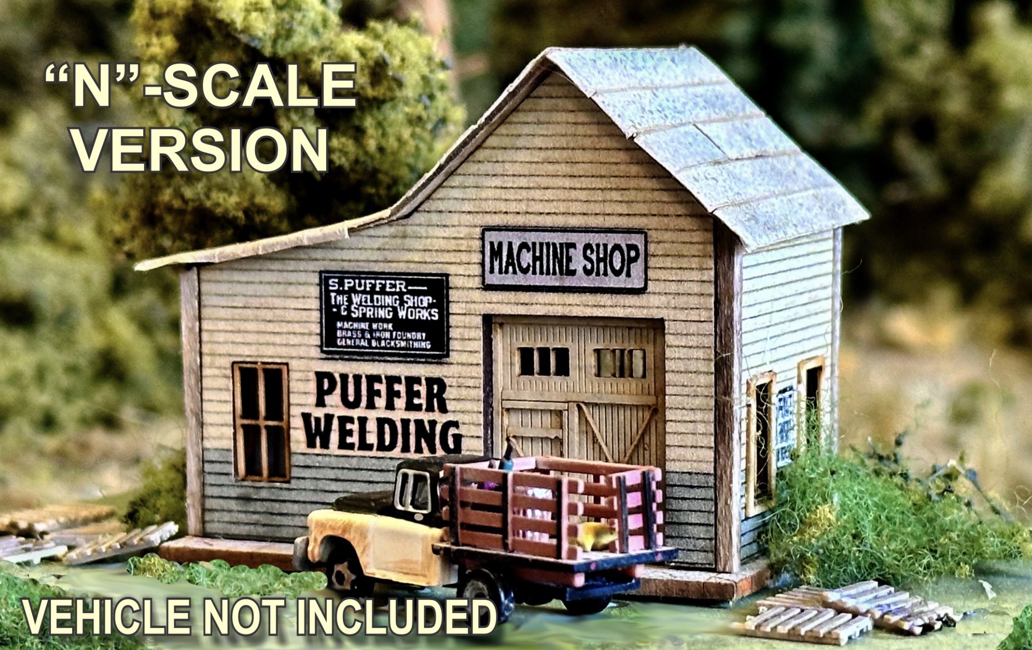 N Scale - Bar Mills - 5031 - Structure,Commercial, Shop, Welding - Commercial Structures