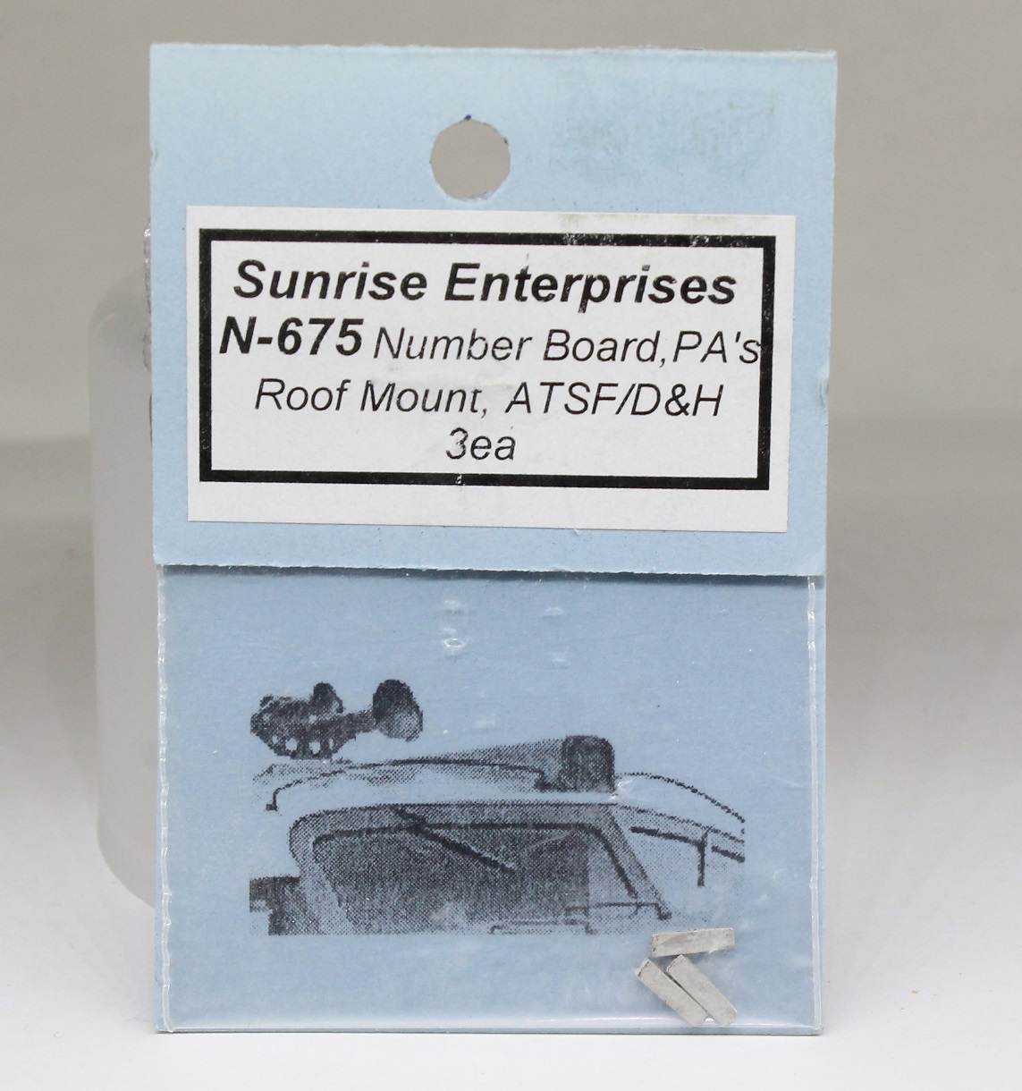 N Scale - Sunrise Enterprises - N-675 - Undecorated - 3-Pack