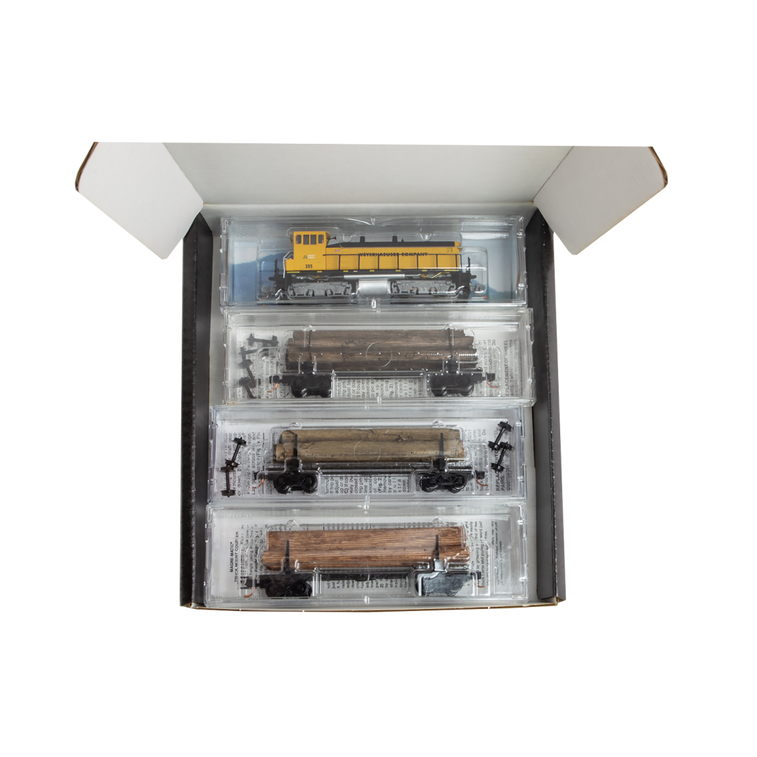 N Scale - Micro-Trains - 000 99 027 - Freight, Assorted Body Style - Various - 4-Pack