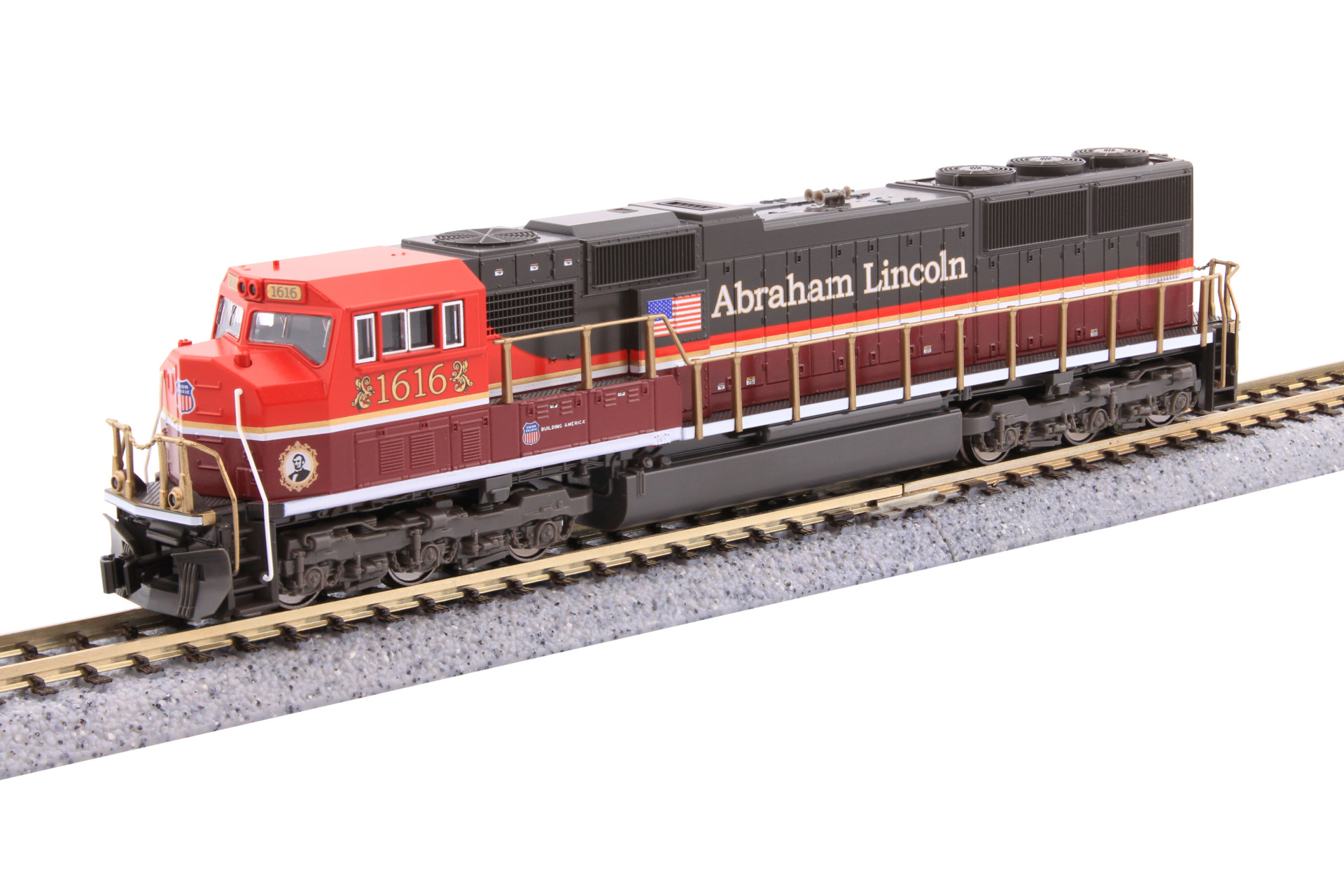 N Scale - Kato USA - 176-1616-S - Locomotive, Diesel, EMD SD70M -