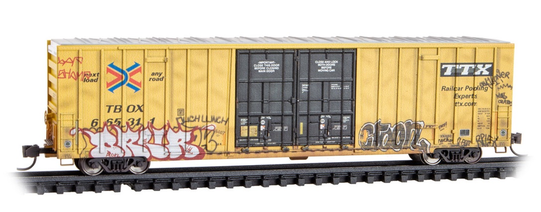N Scale - Micro-Trains - 123 44 019 - Boxcar, 60 Foot, NSC Excess