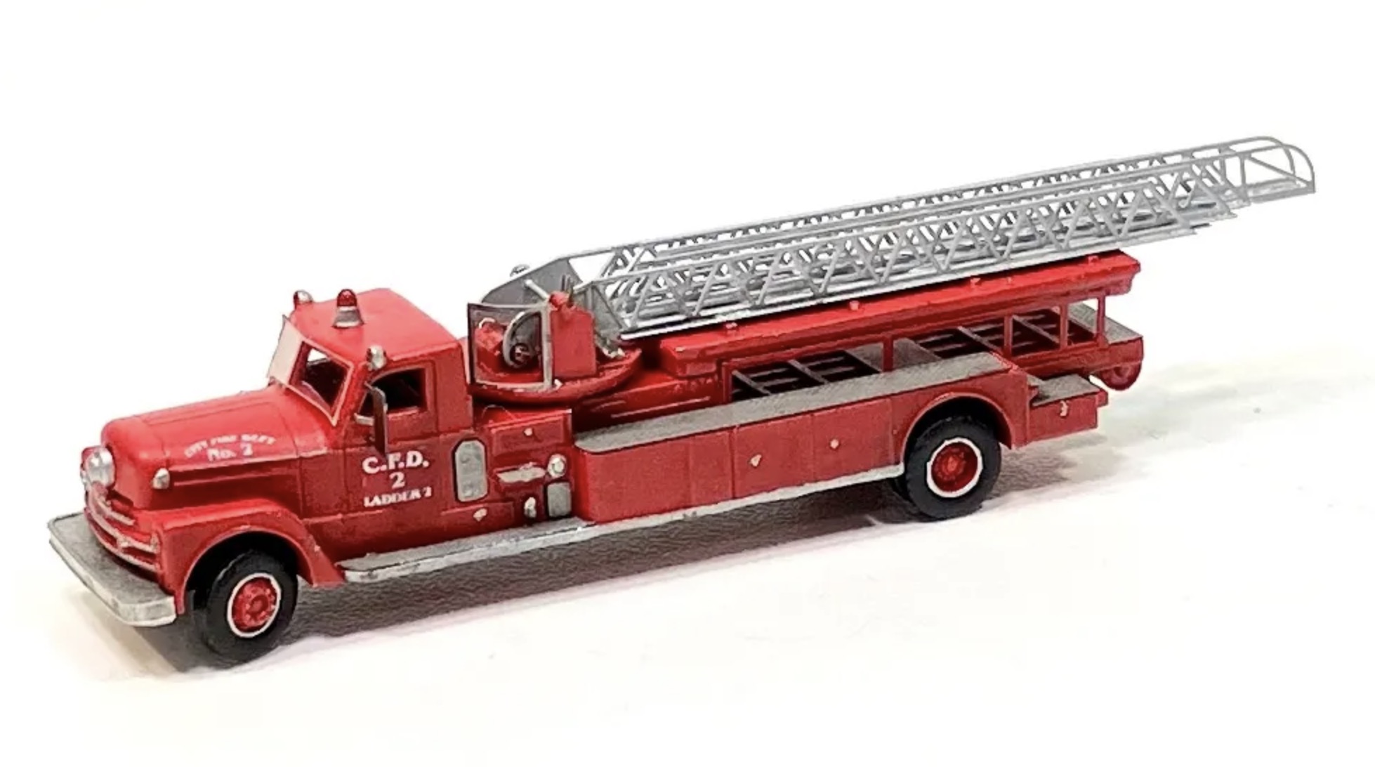 N Scale Fire Engine N Scale - Showcase Miniatures - 174 - Vehicle, Truck, Fire Engine...