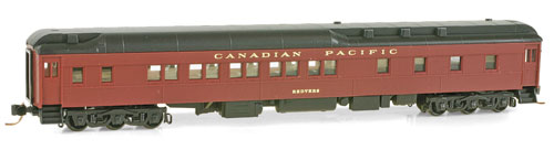 N Scale - Micro-Trains - 141 00 080 - Passenger Car, Heavyweight, Pullman Sleeper 10-1-2 - Canadian Pacific - Redvers