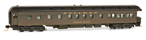 N Scale - Micro-Trains - 144 00 040 - Passenger Car, Heavyweight, Pullman, Observation - Santa Fe - Crystal Bluff