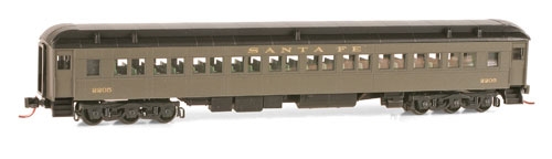 N Scale - Micro-Trains - 145 00 040 - Passenger Car, Heavyweight, Pullman, Paired Window Coach - Santa Fe - 2205