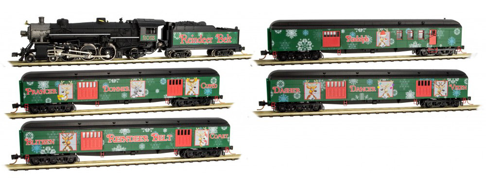 N Scale - Micro-Trains - 993 21 260 - Boxed Set, Table Top - Reindeer Belt