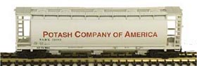 N Scale - Bowser - 37259 - Covered Hopper, 3-Bay, Cylindrical - PotashCorp