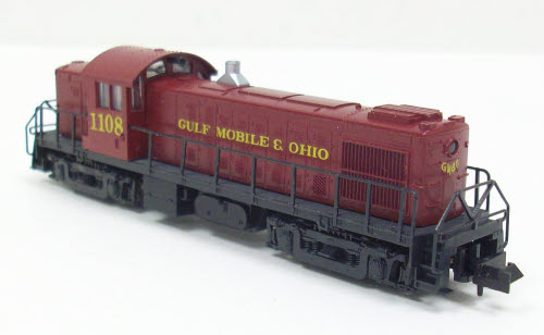 N Scale - Atlas - 4409 - Locomotive, Diesel, Alco RS-1 - Gulf Mobile & Ohio - 1108