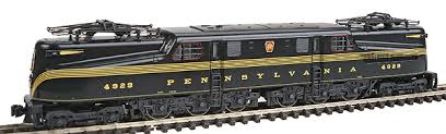 N Scale - Kato USA - 137-2002 - Locomotive, Electric, GG1 - Pennsylvania - 4929