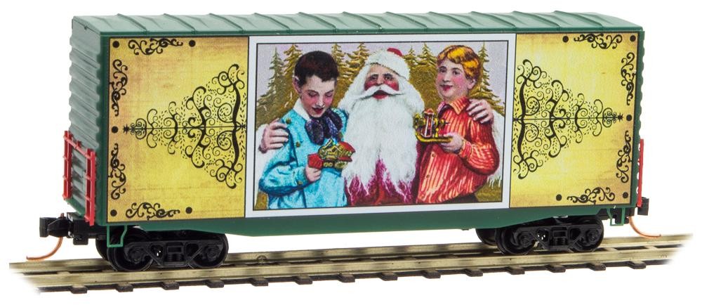 N Scale - Micro-Trains - 101 00 816 - Boxcar, 40 Foot, Hi-Cube - Postcard Series