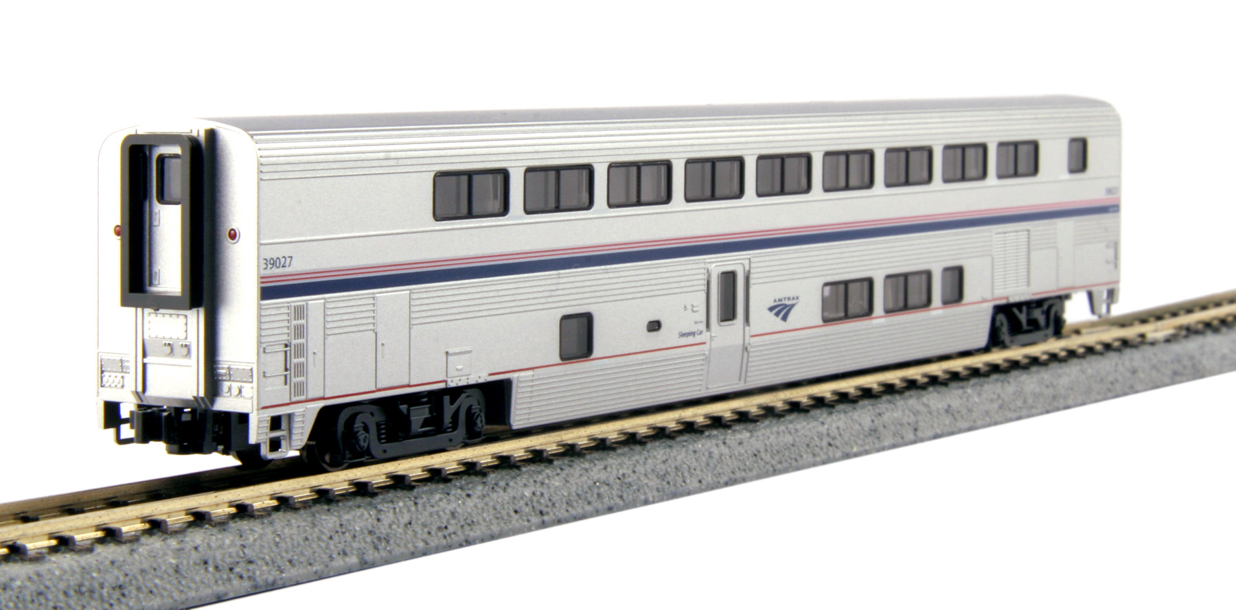 N Scale - Kato USA - 156-0954 - Passenger Car, Superliner, Sleeper - Amtrak - 39027