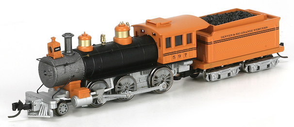 N Scale - Athearn - 11901 - Locomotive, Steam, 2-6-0 Mogul - Rio Grande - 592