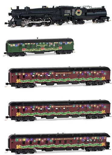 N Scale - Micro-Trains - 993 21 200 - Boxed Set, Table Top - Home for the Holidays