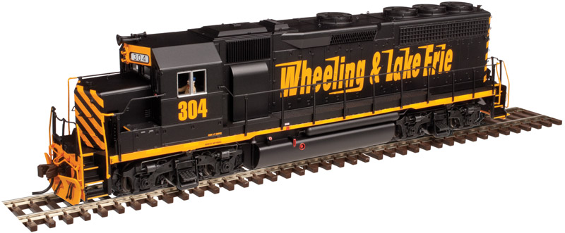 N Scale - Atlas - 40 002 766 - Locomotive, Diesel, EMD GP40 - Wheeling & Lake Erie - 304