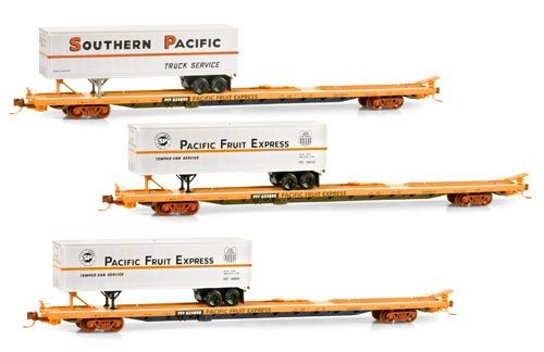 N Scale - Micro-Trains - 993 00 069 - Flatcar, 89 Foot, TOFC - Pacific Fruit Express