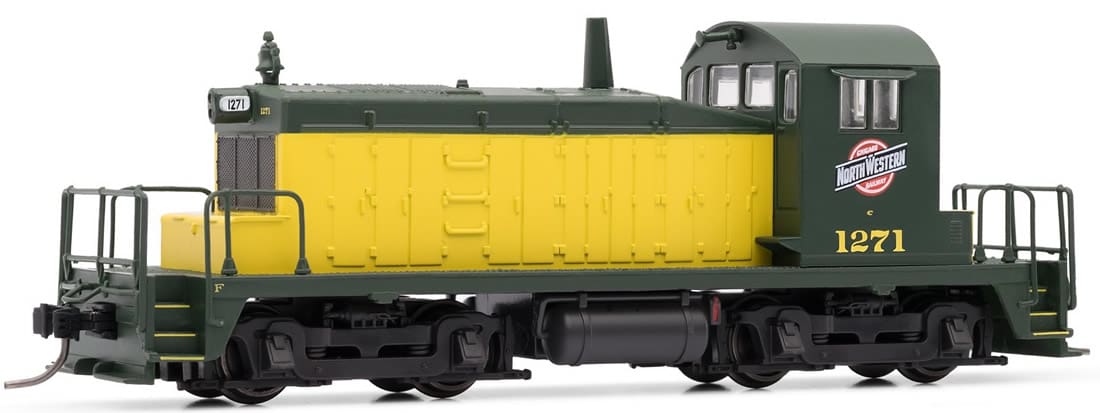N Scale - Arnold Hornby - HN2257 - Locomotive, Diesel, EMD SW1 - Chicago & North Western - 1271