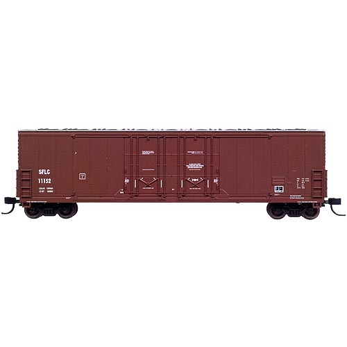 N Scale - Atlas - 31273 - Boxcar, 53 Foot, Evans Double Plug Door - Santa Fe - 3038