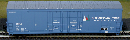 N Scale - Atlas - 31252 - Boxcar, 53 Foot, Evans Double Plug Door - Mountain Pine Lumber - 113