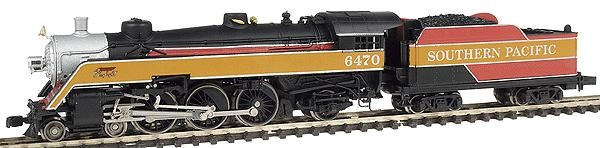 N Scale - Model Power - 87429 - Locomotive, Steam, 4-6-2, Pacific - Southern Pacific - 6380