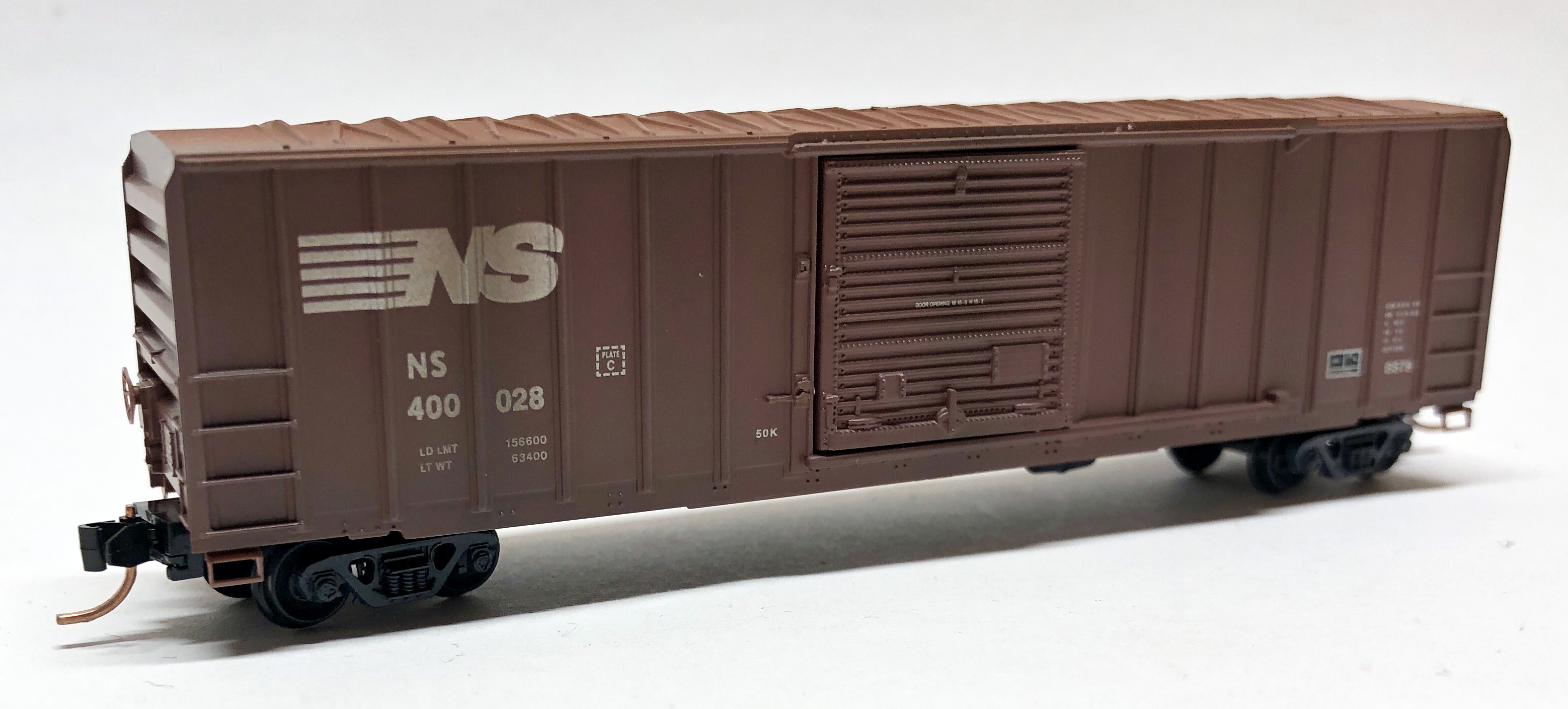 N Scale - Micro-Trains - 025 44 730 - Boxcar, 50 Foot, FMC, 5077 - Norfolk Southern - 400028