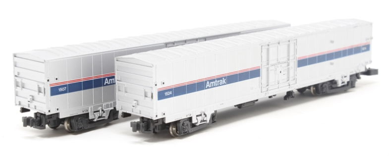N Scale - Kato USA - 106-3509 - Boxcar, 60 Foot, Material Handling - Amtrak