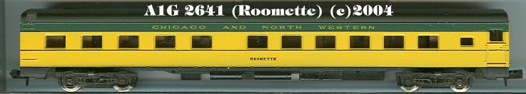 N Scale - Atlas - 2641 - Passenger Car, Lightweight, Pullman, Sleeper 10-6 - Chicago & North Western - Roomette