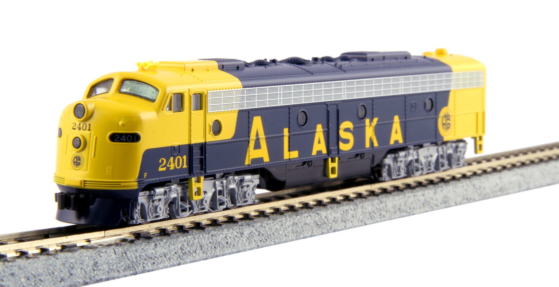 N Scale - Kato USA - 176-5321 - Locomotive, Diesel, EMD E8 - Alas