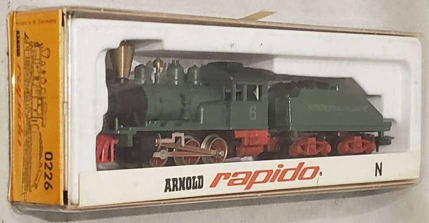 N Scale - Arnold - 0226 - Engine, Steam, 0-6-0 - Western & Atlantic - 6