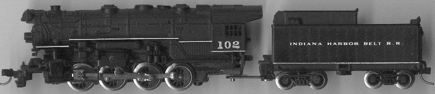 N Scale - Atlas - 2112 - Locomotive, Steam, 0-8-0  - Indiana Harbor Belt - 102