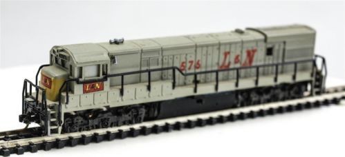 N Scale - Minitrix - 2008 - Locomotive, Diesel, GE U28C - Louisville & Nashville - 576