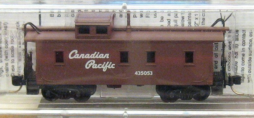 N Scale - Micro-Trains - 51010 - Caboose, Cupola, Wood - Canadian Pacific - 435053