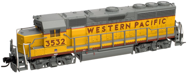 N Scale - Atlas - 40 000 409 - Locomotive, Diesel, EMD GP40 - Western Pacific - 3532