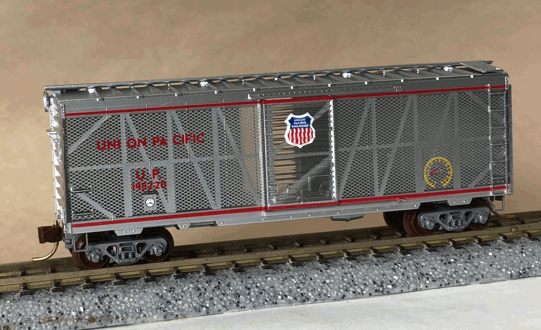 N Scale - Micro-Trains - NSC 00-93 - Boxcar, 40 Foot, PS-1 - Union Pacific - 195220
