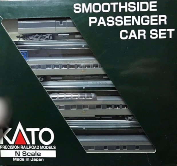 N Scale - Kato USA - 106-1105 - SP1 Lark 4-Car Set B - Southern Pacific - 6601, 2391, 3602, 9163